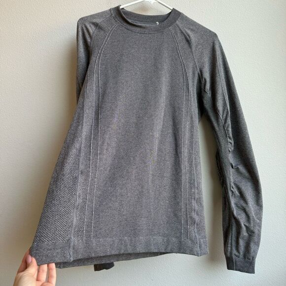 Theory Mens Bruiser Spike Knit Gray Crewneck Nylon Spandex Size Small Medium - Picture 2 of 7